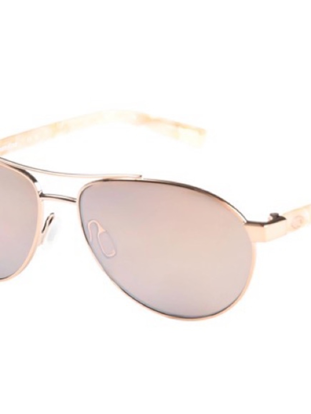 Costa Fernandina Women’s Rose Gold Aviator Sunglasses